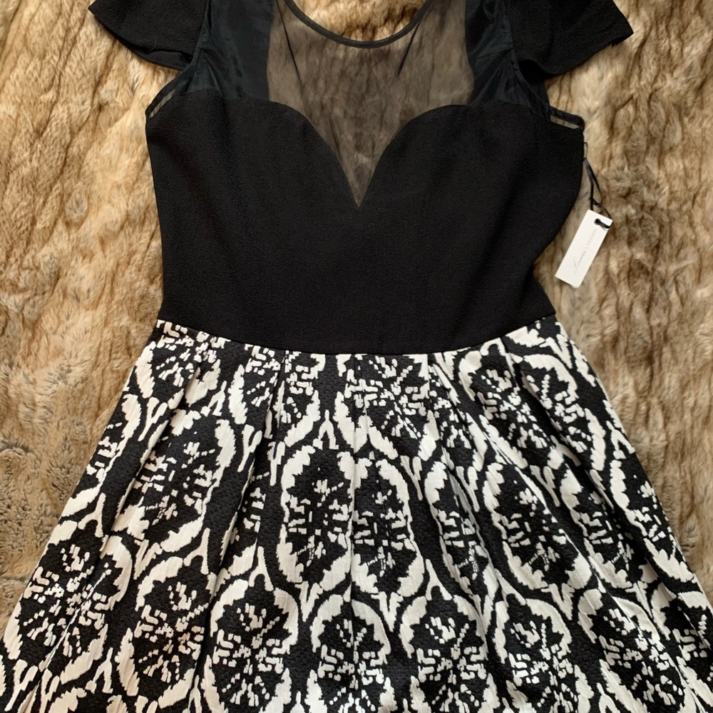 Lovers + Friends Open-Back, Cap Sleeve Mini Dress